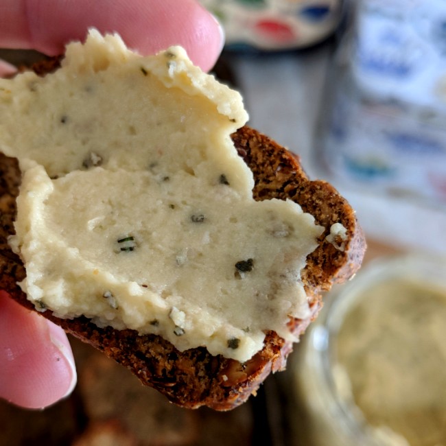 Image of Cannellini Bean Dip with Rosemary and Roasted Garlic